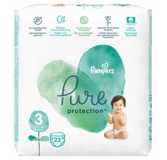 Pampers 3 pure protection 6-10kg, 22 bucati