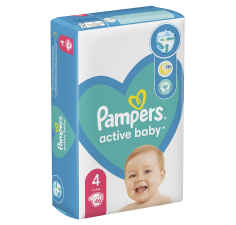 Pampers 4 active baby 9-14kg, 46 bucati