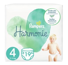 Pampers 4 harmonie 9-14kg, 19 bucati