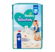 Pampers 4 splash pentru apa 9-15kg, 11 bucati