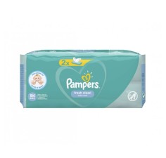 Pampers servetele umede fresh clean duo, 2 x 52 bucati
