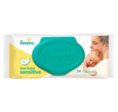 Pampers servetele umede new baby sensitive, 54 bucati