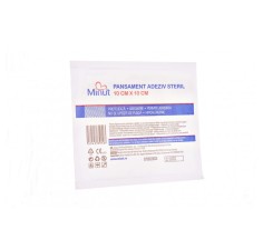 Pansament adeziv steril, 10cm x 10cm, Minut