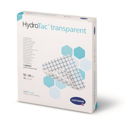 Pansament hidrogel HydroTac transparent 10x10cm, 10 bucati, Hartmann