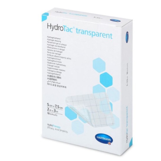 Pansament hidrogel HydroTac transparent 5x7.5 cm, 10 bucati, Hartmann