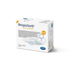 Pansament RespoSorb Silicone Border 12,5 x 12,5 cm, 10 bucati, Hartmann