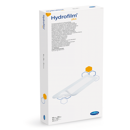 Pansament transparent Hydrofilm Plus, 10 x 30 cm, 25 bucati