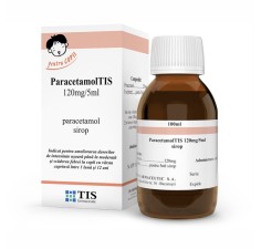 Paracetamol, sirop, 120mg/5ml, flacon 100 ml, Tis
