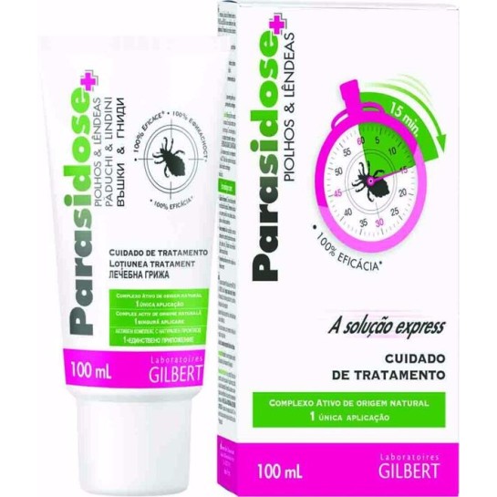 Parasidose expres, lotiune tratament păduchi si lindini,  100ml + cască