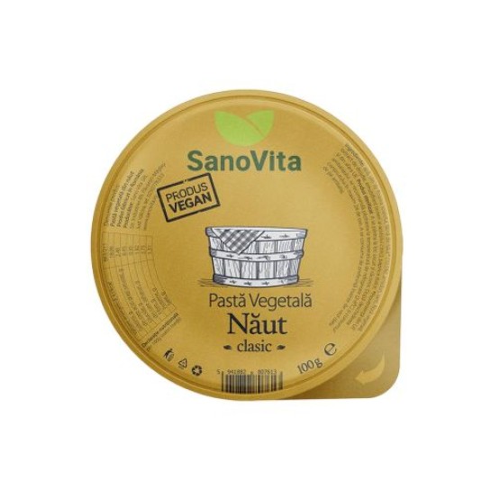 Pastă vegetală din năut 100g, SanoVita
