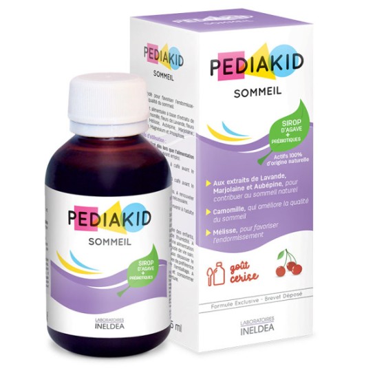 Pediakid Sommeil (somn), 125ml, sirop cu gust de cirese, Laboratoires Ineldea