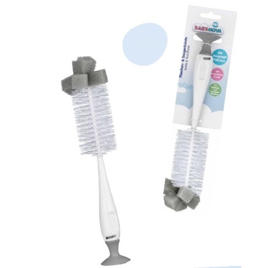Perie biberon/tetina cu suport, Babynova
