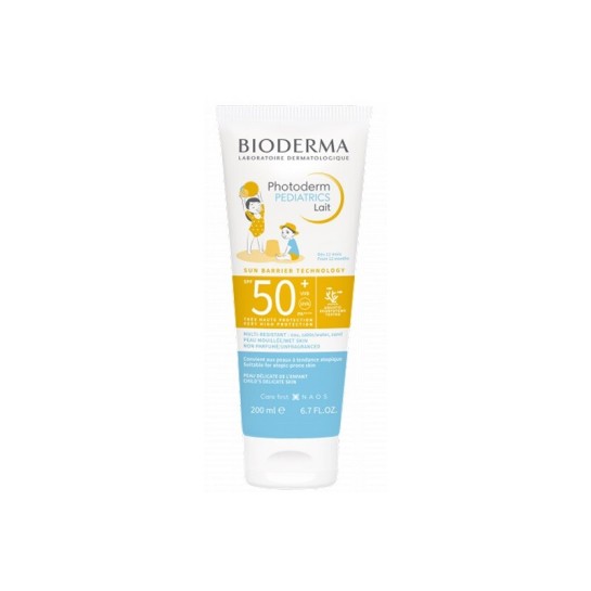 Photoderm Pediatrics, lapte cu protectie solară SPF 50+ pentru copii, 100 ml, Bioderma