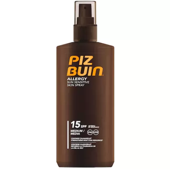 Piz Buin Allergy SPF 15 pentru piele sensibila, Spray 200 ml