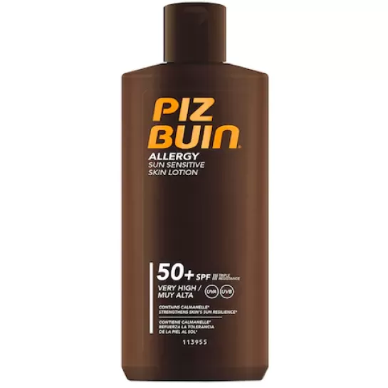 Piz Buin Allergy SPF 50+ pentru piele sensibila, Lotiune 200 ml