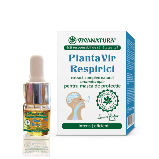 Plantavir respirici extract aromaterapie, 5 ml, VivaNatura