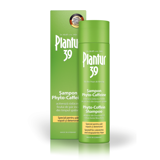 Plantur 39 Sampon Phyto-Caffeine pentru păr vopsit si deteriorat, 250ml