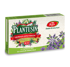 Plantusin Usureaza Expectoratia R18, 15 capsule, Fares