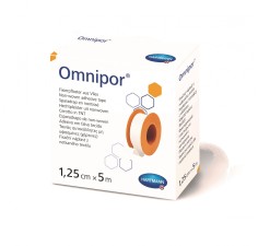 Omnipor, Plasture hipoalergen pe suport de hartie, 1.25cmx5m, 1 bucata, Hartmann