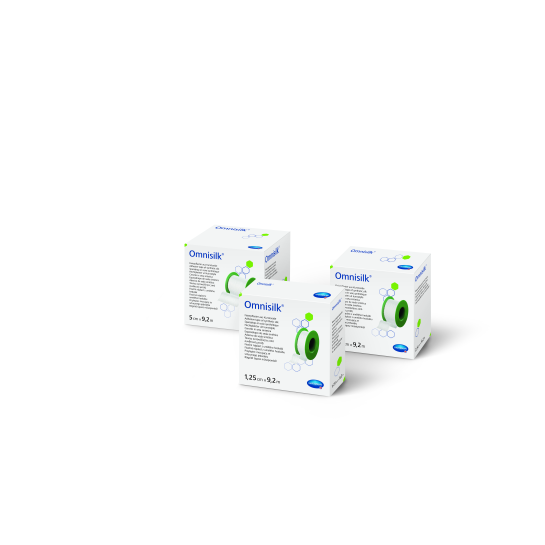 Omnisilk, Plasture hipoalergen pe suport de matase 2.5cmx9.2m, Hartmann