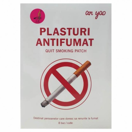 Plasturi antifumat, 8 bucăti, Naturalia Diet
