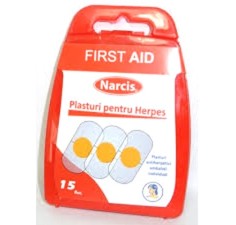 Plasturi antiherpetici, 15 bucati, Narcis