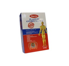 Plasturi antireumatici, 12cm x 18cm, hot&strong, Narcis