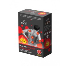 Plasturi arnica cu efect de incalzire, 9cm x 14cm, Minut