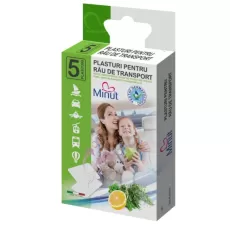 Plasturi pentru rau de transport, 5 bucati, Minut