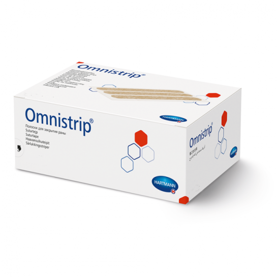 Plasturi sub formă de stripuri sterile Omnistrip 3x76 mm, 50x3 bucăti, Hartmann