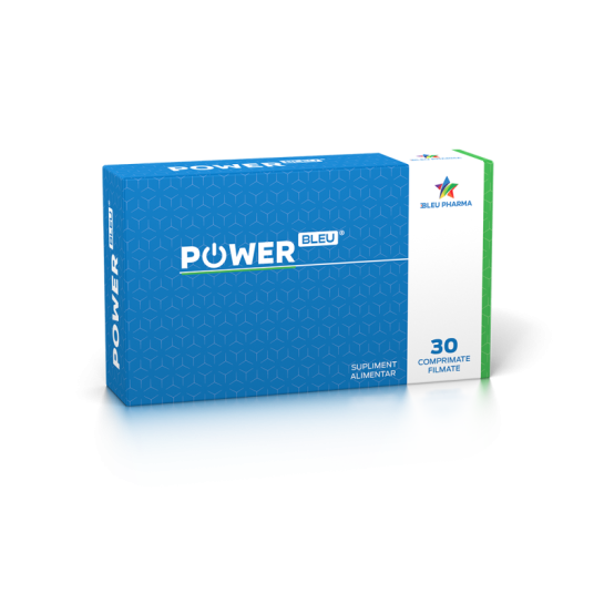 Power Bleu, 30 comprimate filmate, Bleu Pharma