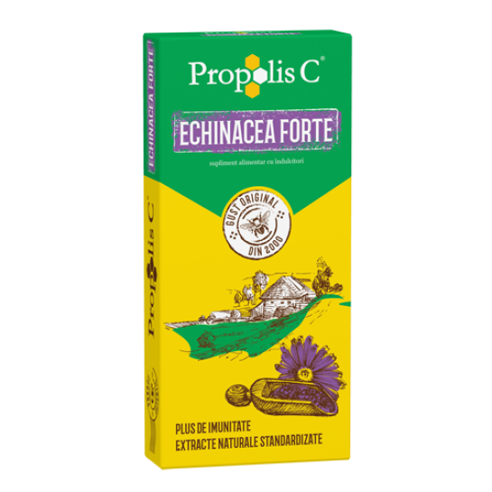 Propolis C cu Echinacea Forte, 30 comprimate, Fiterman