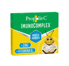 Propolis C ImunoComplex Boost de imunitate, 20 comprimate, Fiterman