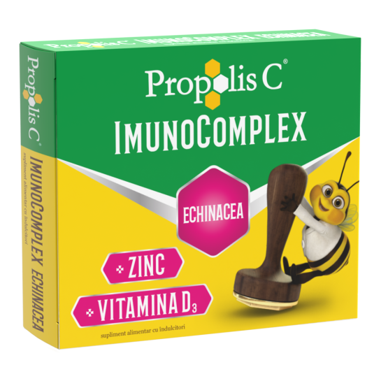 Propolis C ImunoComplex echinacea, 20 comprimate, Fiterman