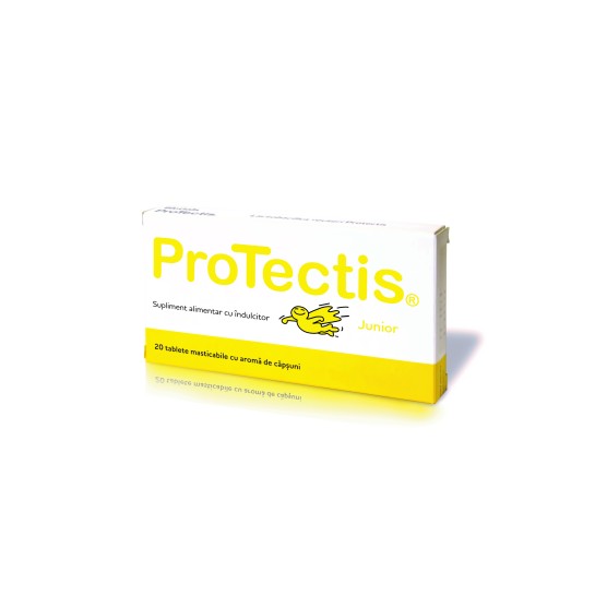 Protectis BioGaia junior căpsuni, 20 tablete masticabile