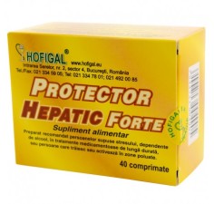 Protector Hepatic Forte, 40 comprimate, Hofigal