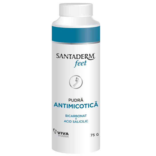 Pudră antimicotică Santaderm, 75g, Viva Pharma