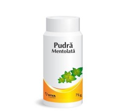 Pudra mentolata, 75 g, Viva Pharma