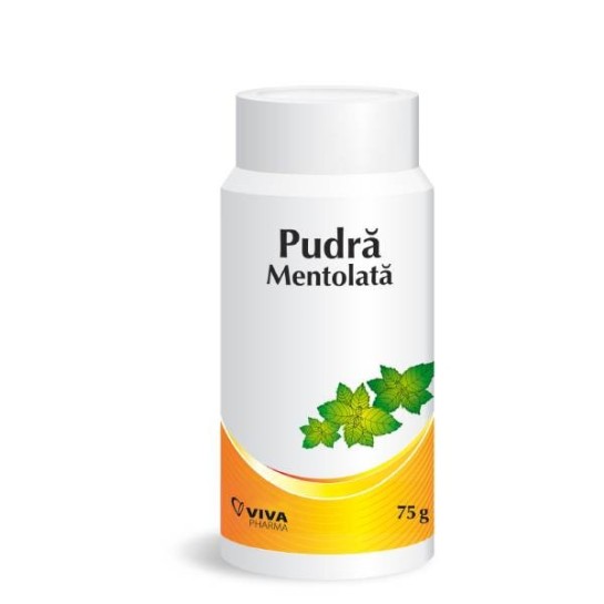 Pudră mentolată, 75 g, Viva Pharma