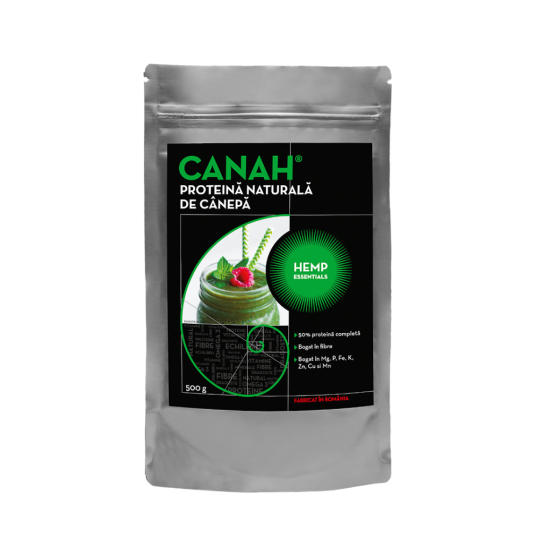 Pudra proteica de canepa 500g Canah