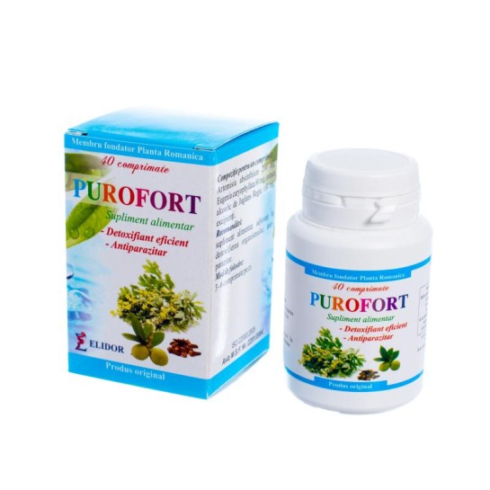 Purofort Elidor 40 comprimate