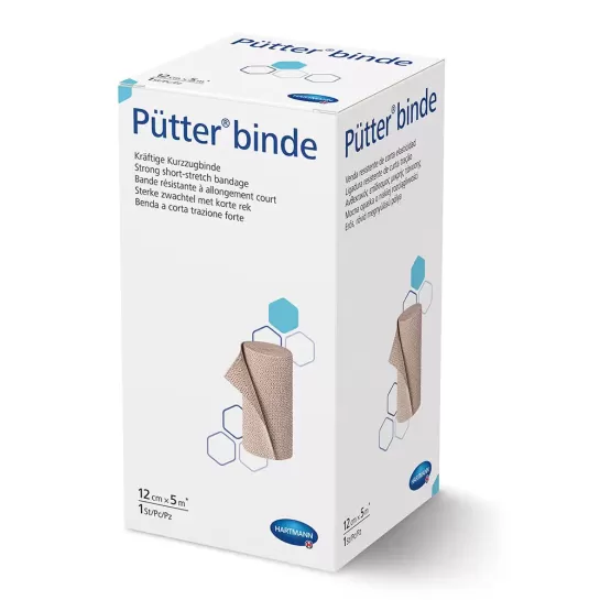 Putter fasă elastică pentru compresie puternică, 12 cm x 5m, Hartmann