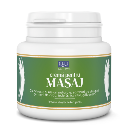 Q4U Cremă pentru masaj, 500 ml, Tis