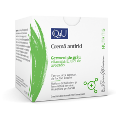 Q4U Crema antirid cu germeni de grau, 50 ml, Tis