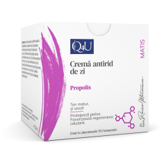 Q4U Crema antirid cu propolis, 50 ml, Tis
