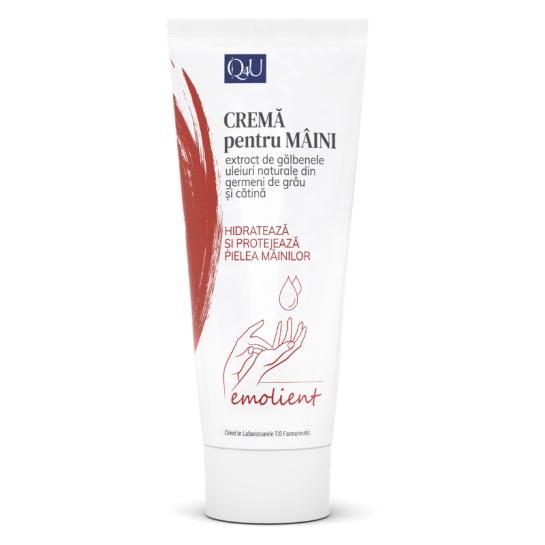 Q4U Cremă emolientă pentru maini,  100 ml, Tis