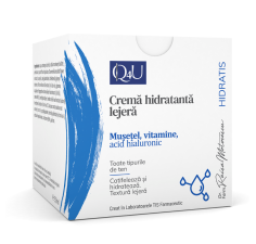 Q4U Crema hidratanta cu musetel, 50 ml, Tis