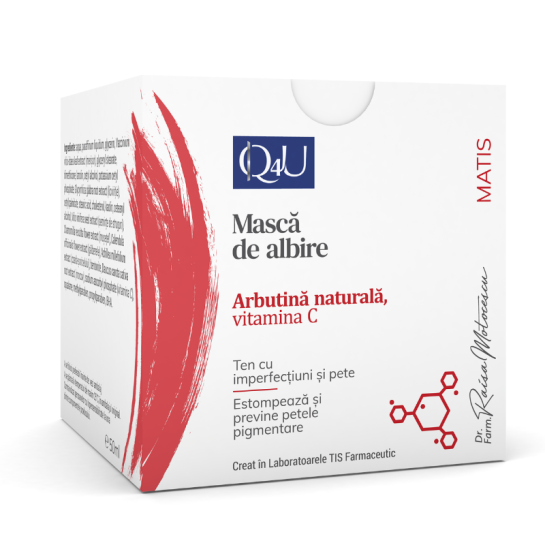Q4U Mască de albire, 50 ml, Tis