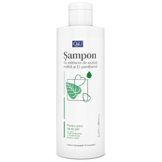 Q4U Sampon cu nalbă si urzică, 250 ml, Tis