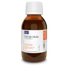 Q4U Ulei de ricin cu Vitamina A, 100 ml, Tis